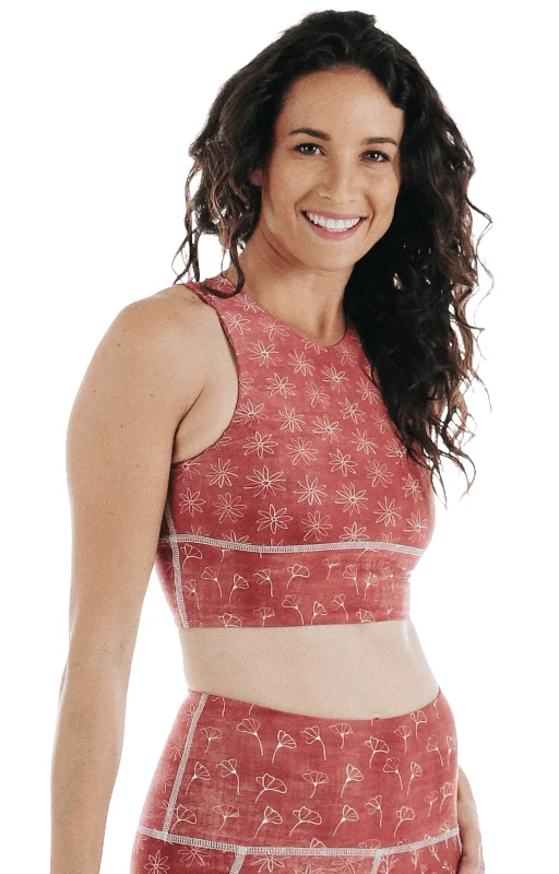 Yoga Bars for Energy-Rich Nutrition -Free Range Sports Bra - Terracotta Time