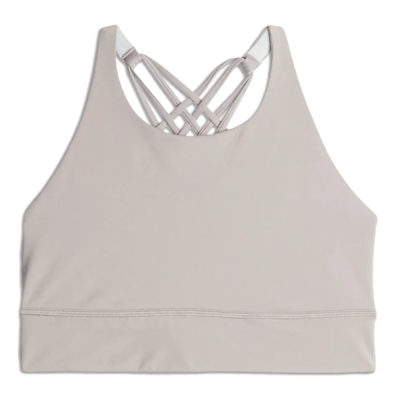 Organic Yoga Bars -Free To Be High-Neck Longline Bra - Wild - Resale