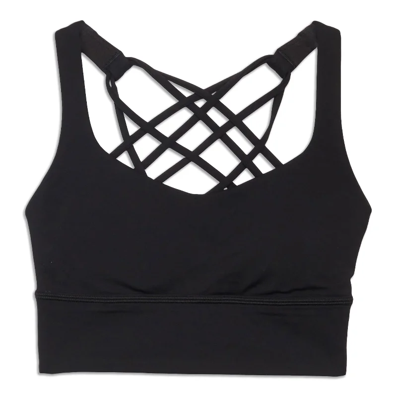 Yoga Bar with Macadamia Nuts and Chocolate -Free To Be Longline Bra - Wild - Resale