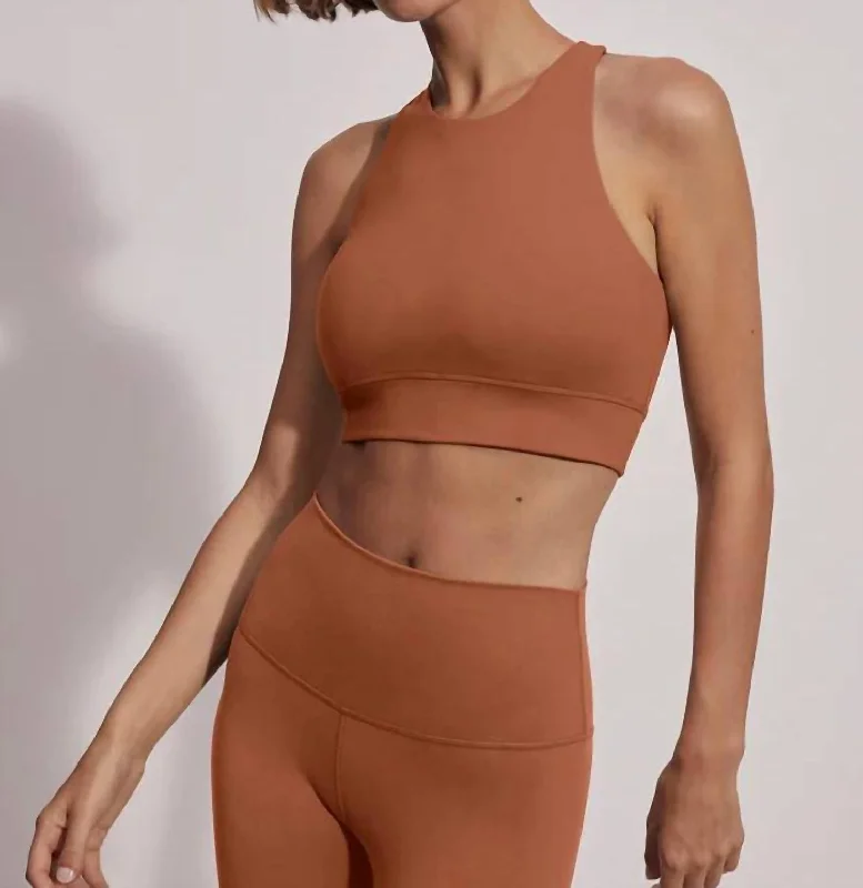 Yoga Bar with Protein and Healthy Fats -Freesoft Bea Bra In Mocha Biscuit