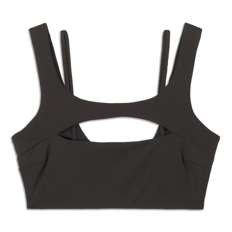 Healthy Yoga Bars with Nuts and Seeds -Front Cut-Out Train Bra - Resale