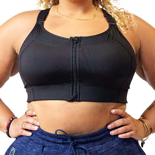 Yoga Bar with No Artificial Flavors -Calm Your Tits | Front Zipper Bra