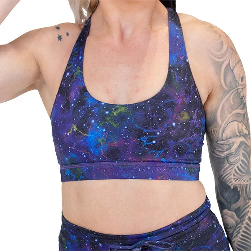 Yoga Bars for Healthy Energy -Butterfly Back Bra | Galaxy