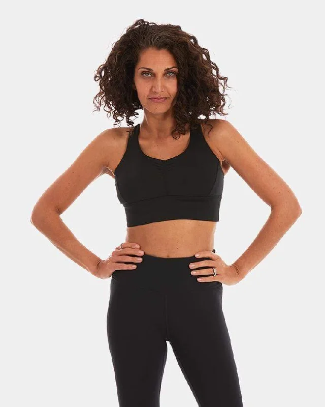 Yoga Bar Protein for Weight Loss -Handful Gametime Bra – Black