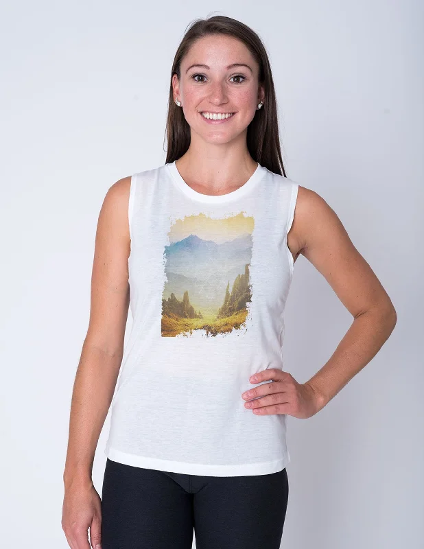 Yoga Bar for Muscle Endurance -Golden Hour Muscle Tank