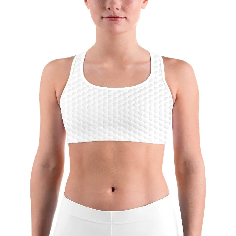 Yoga Bar for Better Digestion and Detox -Golf Ball Pattern Sports bra