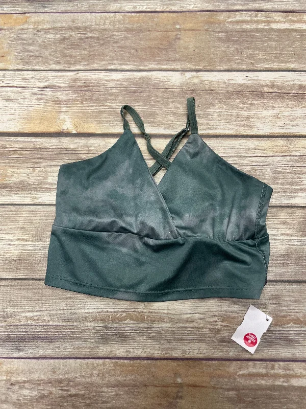 Yoga Bars for Meal Replacement -Green Athletic Bra Beyond Yoga, Size M