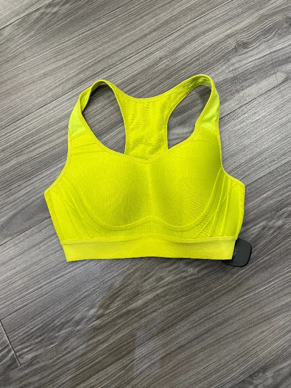 Yoga Bar with Cranberry and Almond -Green Athletic Bra Gym Shark, Size Xs