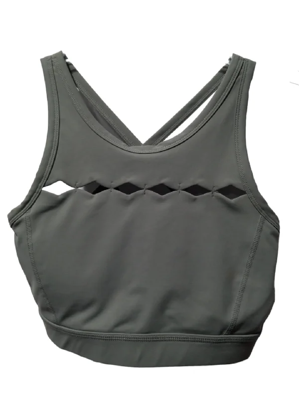 Yoga Bar with Turmeric -Green Athletic Bra Mono B, Size S