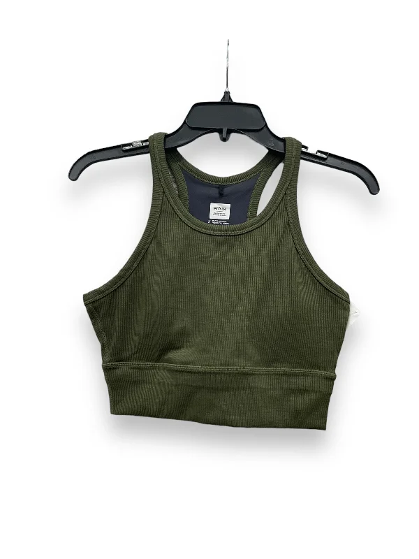 Yoga Bar with Chia Pudding -Green Athletic Bra Prana, Size S