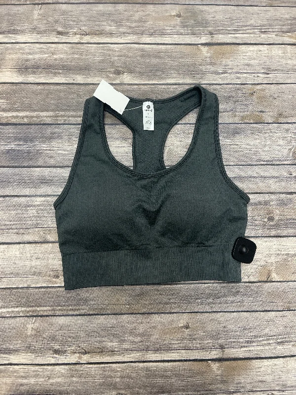 Yoga Bar with Plant-Based Ingredients for Clean Energy -Grey Athletic Bra 90 Degrees By Reflex, Size L