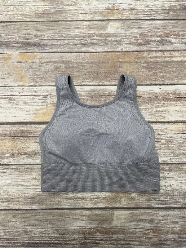 Yoga Bar for Active Women -Grey Athletic Bra All In Motion, Size L