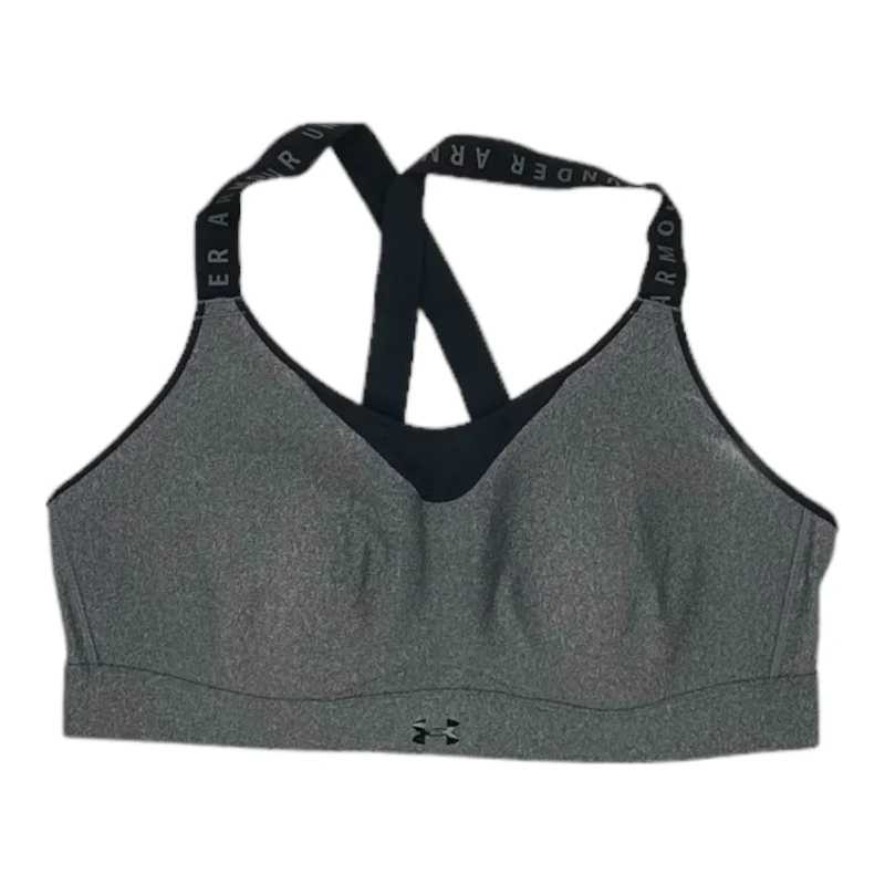 High-Protein Yoga Bar with Seeds -GREY ATHLETIC BRA by UNDER ARMOUR Size:XL