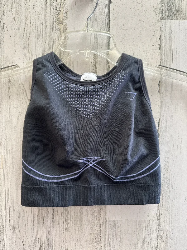 Yoga Bar with Natural Antioxidants -Grey Athletic Bra Gym Shark, Size S