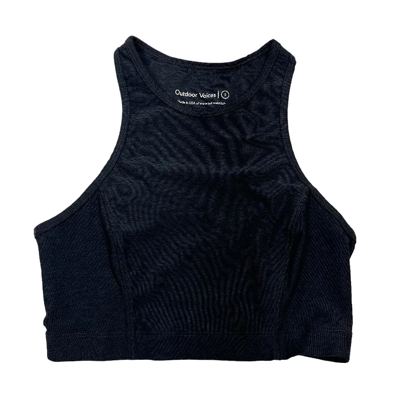 Yoga Bar for Smooth Energy -Grey Athletic Bra Outdoor Voices, Size S
