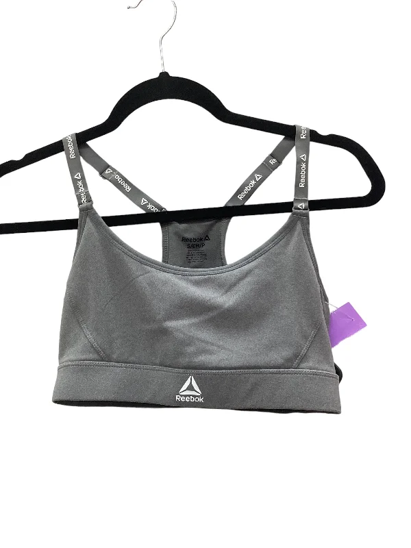 Yoga Bar with Cashews -Grey Athletic Bra Reebok, Size S