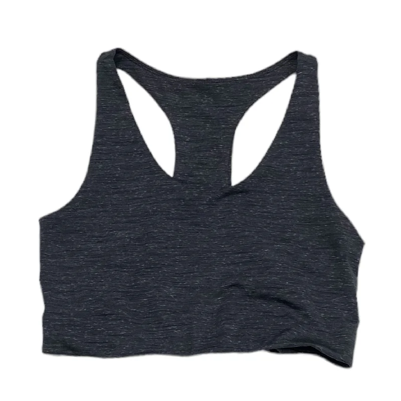 Yoga Bars with Plant Protein -Grey Athletic Bra Zella, Size M