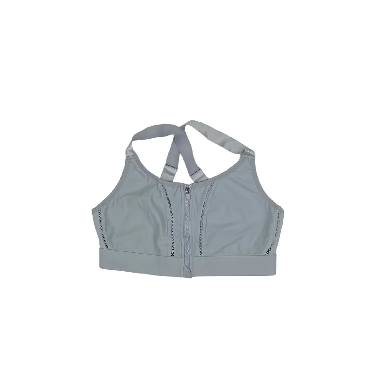 Yoga Bars with Flax Seeds -GREY FABLETICS ATHLETIC BRA, Size M