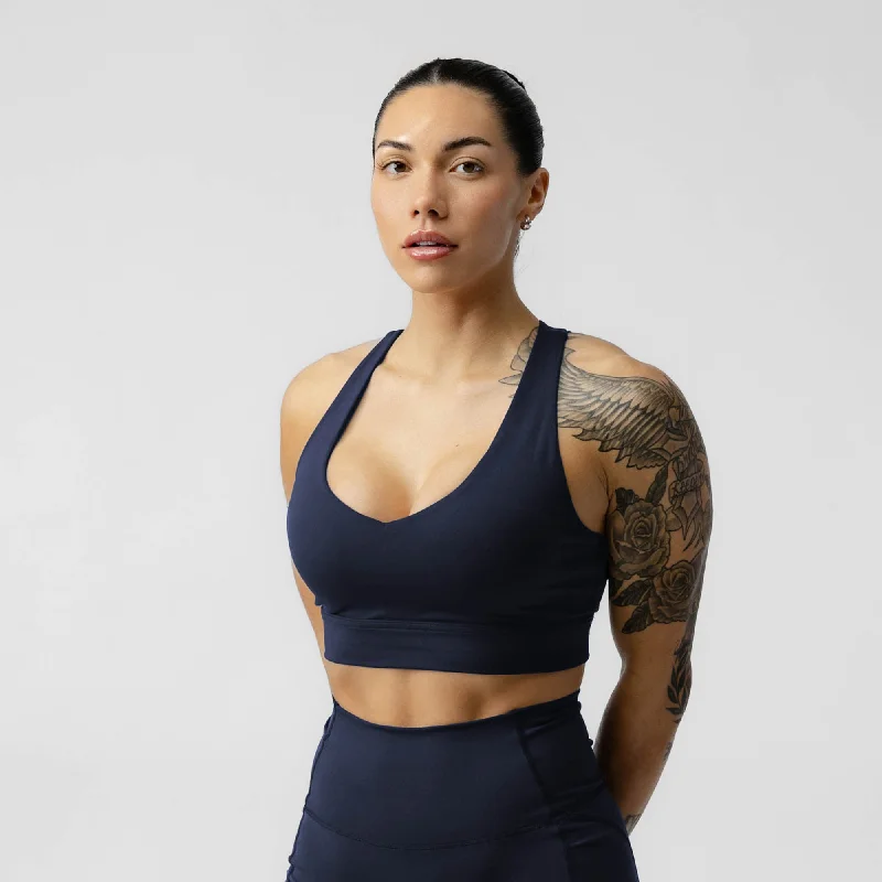 Sugar-Free Yoga Bars -Harmony Bra - Midnight Navy