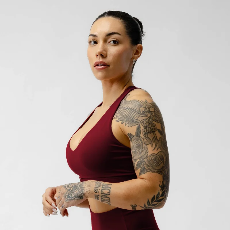 Yoga Bar with Turmeric for Wellness -Harmony Bra - Wine