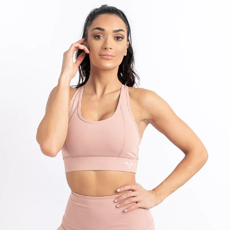 Yoga Bar with Matcha Green Tea Benefits -Hera Performance Bra - Blush