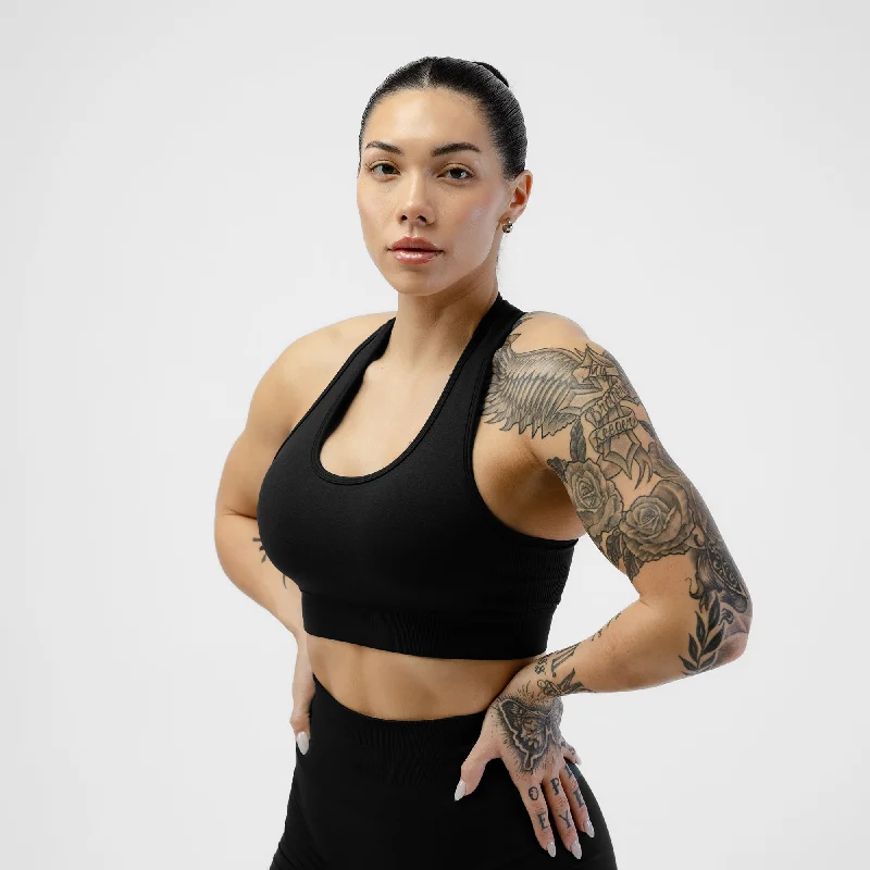 Yoga Bars for Yoga and Pilates -Heritage Bra - Black