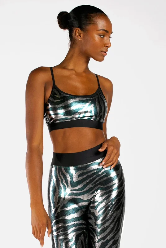 Vegan Protein Yoga Bars -Heroine Sport Zebra Bra