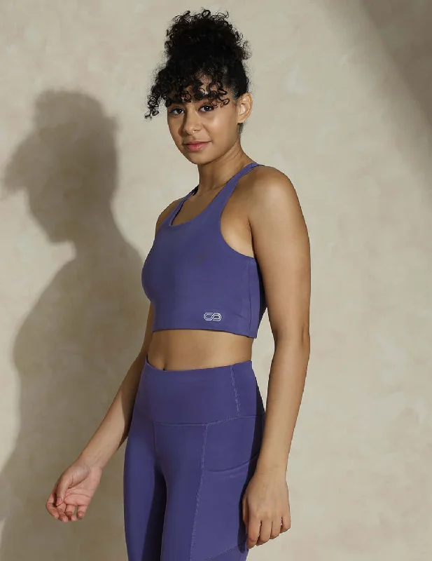 Yoga Bar with Antioxidants for Better Recovery -High Impact Action Bra With Clasp Iris Yoga Bar with Antioxidants for Better Recovery -High Impact Action Bra With Clasp Iris