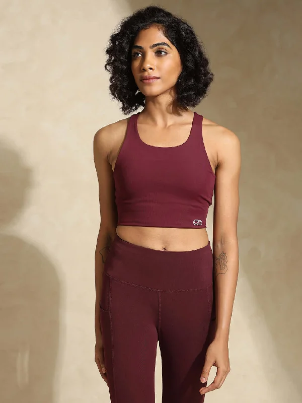 Yoga Bar with Pomegranate for Antioxidant Support -High Impact Action Bra With Clasp Plum Yoga Bar with Pomegranate for Antioxidant Support -High Impact Action Bra With Clasp Plum