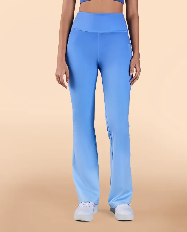 Yoga Bars with Organic Ingredients -High-Rise Ombre Flare Pants in Second SKN