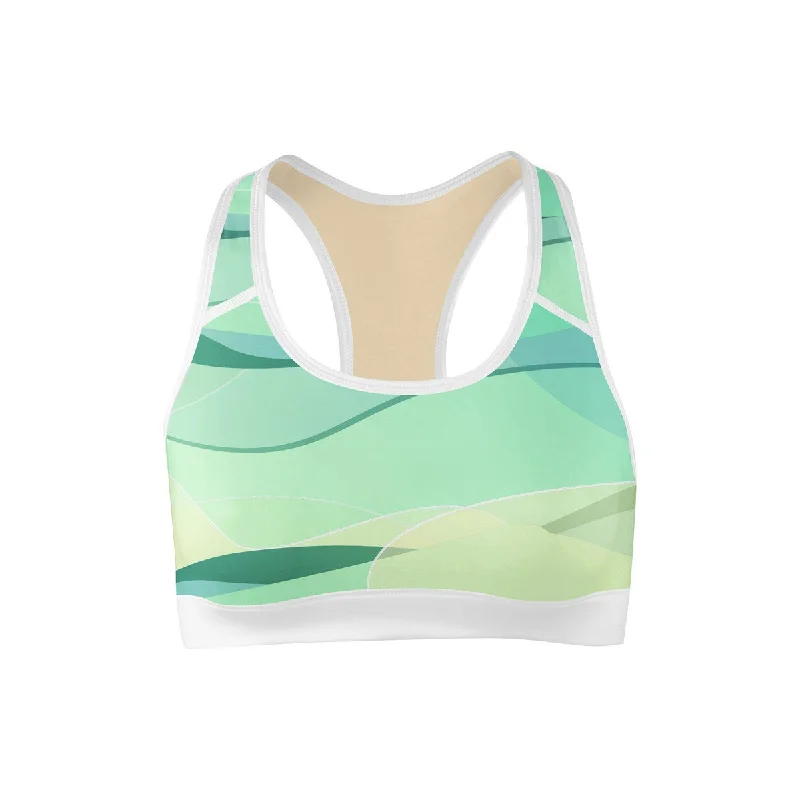 Yoga Bar with Matcha and Protein -High Tide Sports Bra