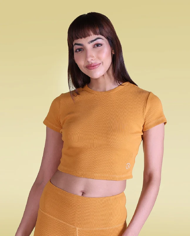 Yoga Bar with Maple Syrup -Cotton Ribbed Yoga Top