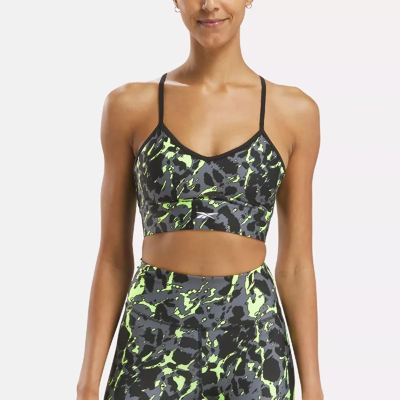 Yoga Bar with Raw Protein -ID Train Printed Bra