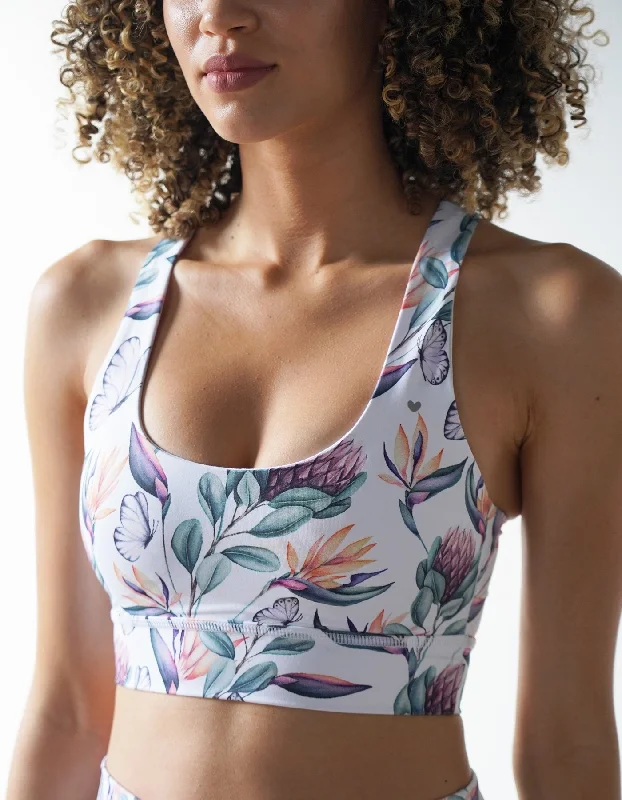 Yoga Bar for Daily Energy -Kailani Sports Bra - Island Dreams