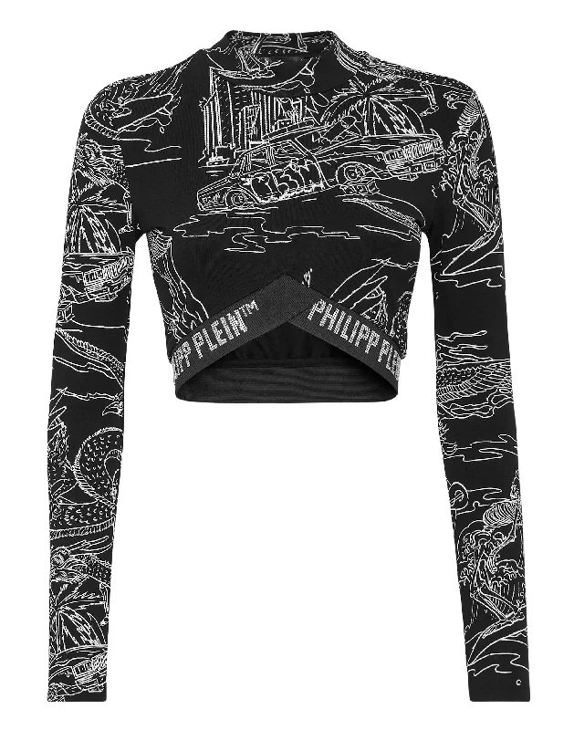 Yoga Bar with Gluten-Free Ingredients -Jogging Top LS Stones Skeleton tattoo
