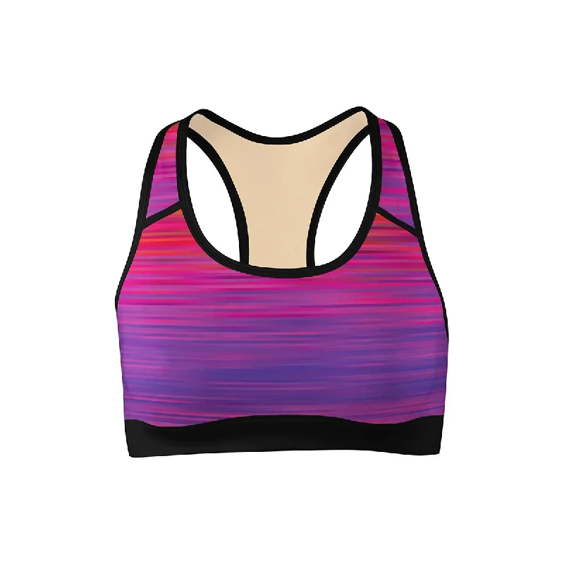 Yoga Bar with Spirulina and Chlorella -Kinetic Rainbow Sports Bra