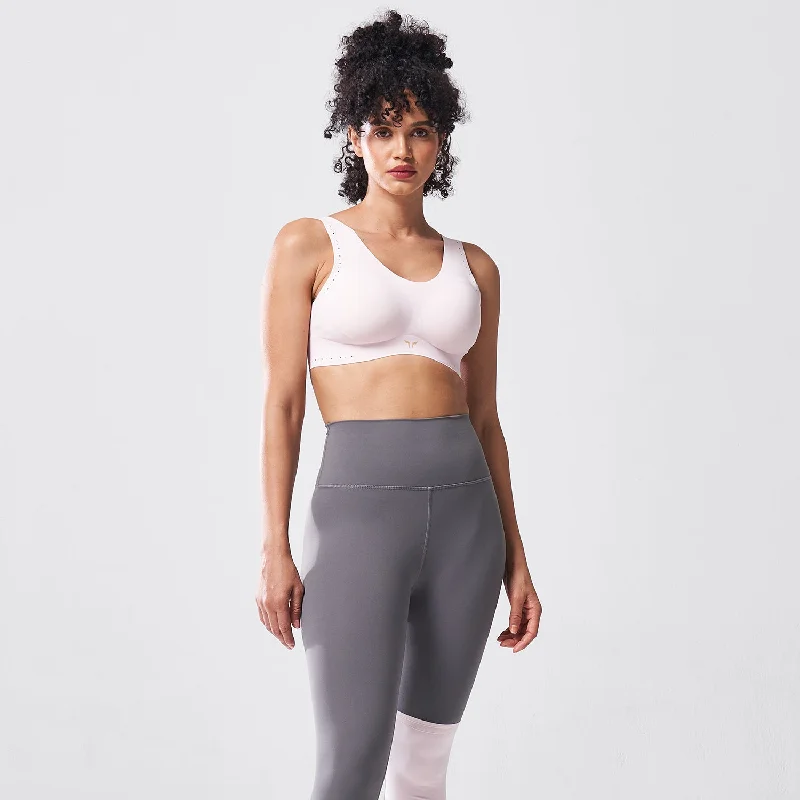 Yoga Bar with Sunflower Butter -LAB360° Invisible Everyday Sports Bra - Pale Lilac