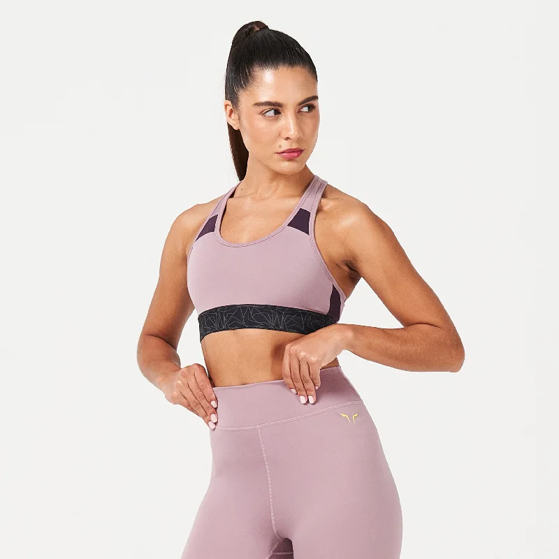 Yoga Bar Protein for Weight Loss -LAB360° TDry™ Sports Bra - Elderberry