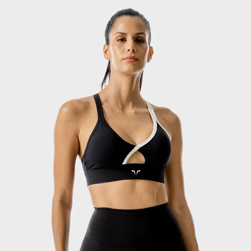 Organic Protein Yoga Bars -LAB360° Wrap Bra - Black