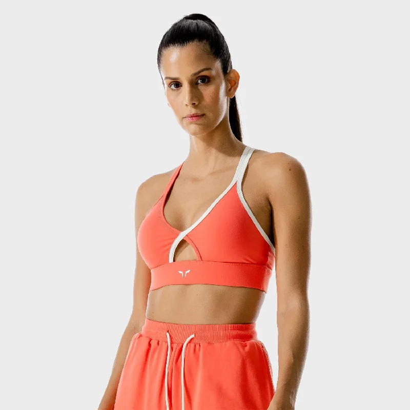 Yoga Bar with Superfoods -LAB360° Wrap Bra - Hot Coral