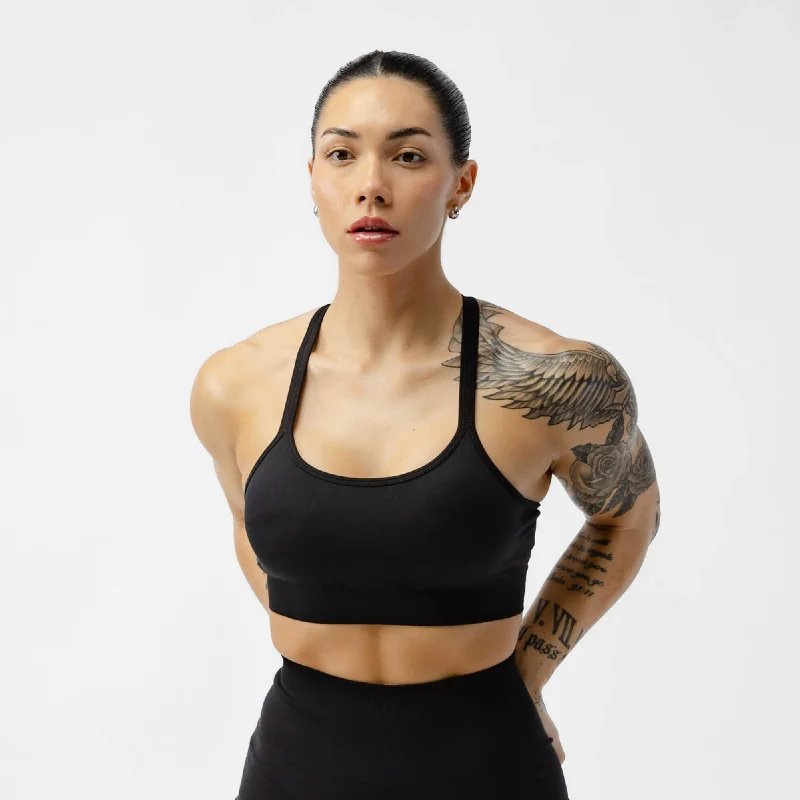 Yoga Bars with Flax Seeds -Legacy Bra - Black