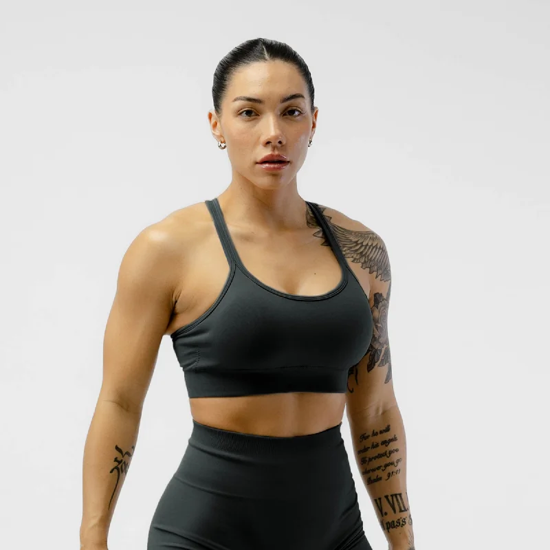 Yoga Bar with Turmeric -Legacy Bra - Charcoal