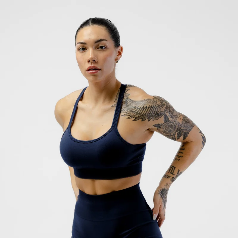 Yoga Bar with Real Food Ingredients -Legacy Bra - Cobalt