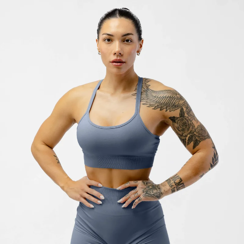Yoga Bar with Protein and Vitamins -Legacy Bra - Pale Blue