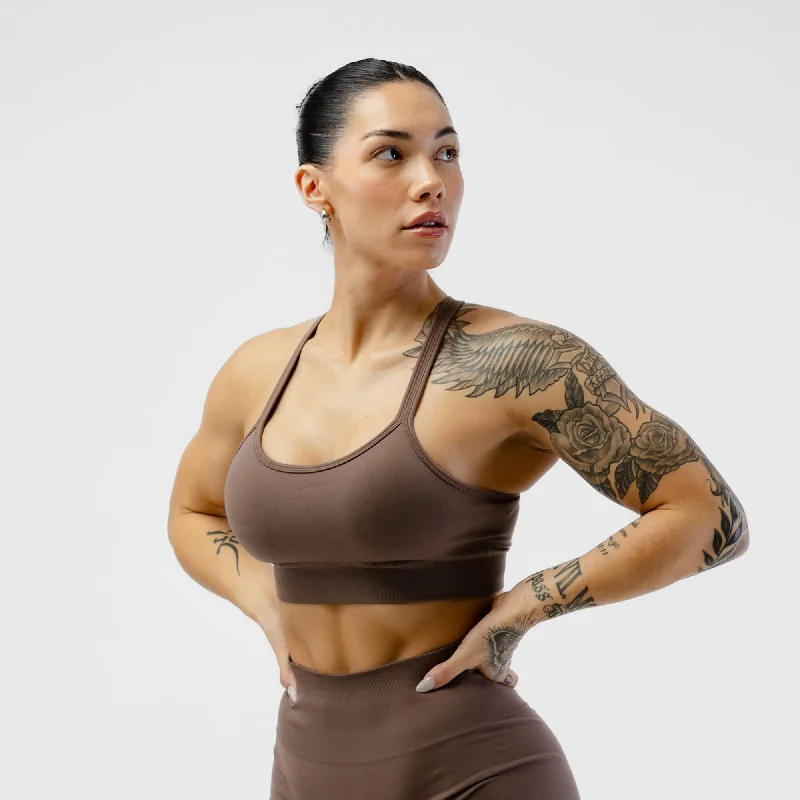 Yoga Bar with Blueberries -Legacy Bra - Toffee