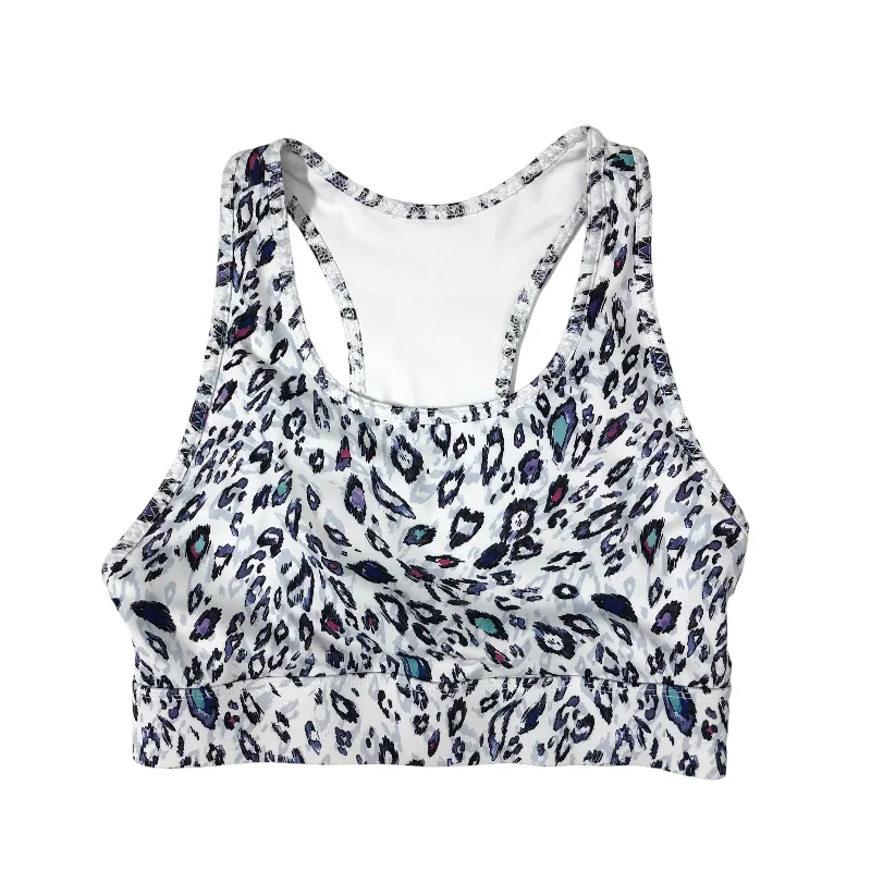Yoga Bar with Beets and Ginger -Leopard Print Athletic Bra Fabletics, Size S