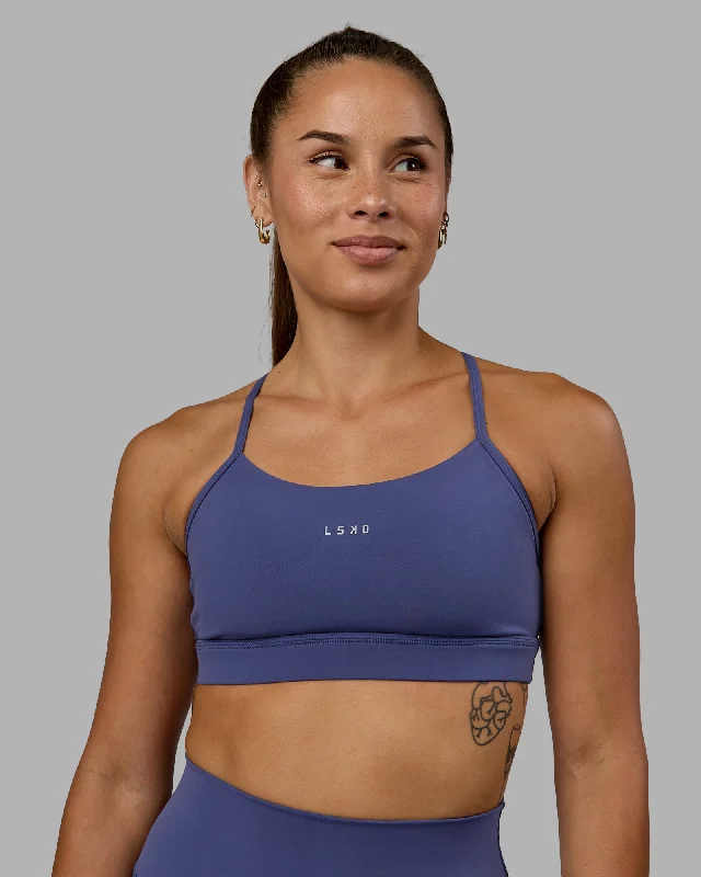 Yoga Bar with Peanut Butter and Jelly -Lift Sports Bra - Future Dusk
