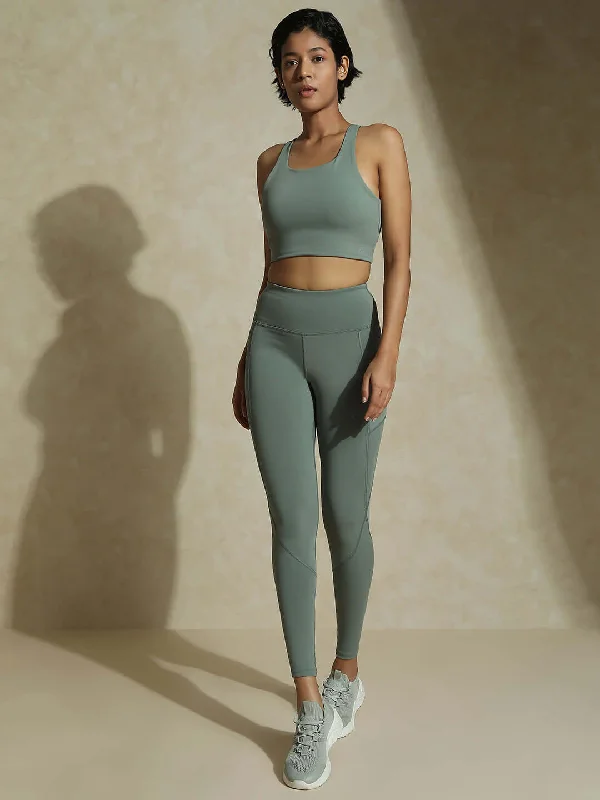 Yoga Bars for Energy-Rich Nutrition -Light Sage High Impact Action Bra & Aura Leggings Yoga Bars for Energy-Rich Nutrition -Light Sage High Impact Action Bra & Aura Leggings