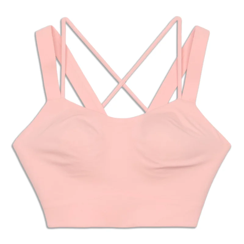 Yoga Bar with Smooth Almond Butter -Like A Cloud Longline Bra - Resale