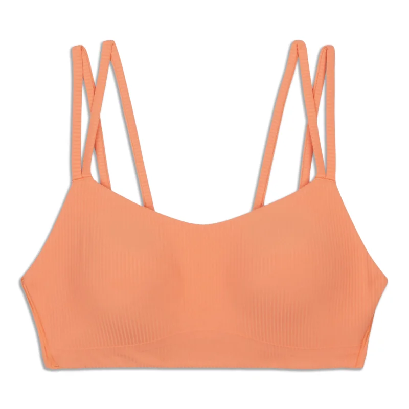 Yoga Bar with Avocado and Kale -Like A Cloud Ribbed Bra - Resale